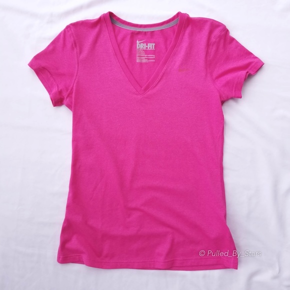 Nike Tops - NIKE • Fusion Pink Dri-Fit Tee